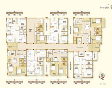 Project Image of 1165.0 - 1790.0 Sq.ft 2 BHK Apartment for buy in Gangotri Nivas