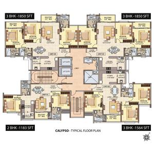 Project Image of 1547 Sq.ft 2 BHK Apartment / Flat for sale in Kudlu Gate for Rs. 24500000