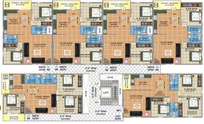 Project Image of 1035.0 - 1385.0 Sq.ft 2 BHK Apartment for buy in Balaji Elite