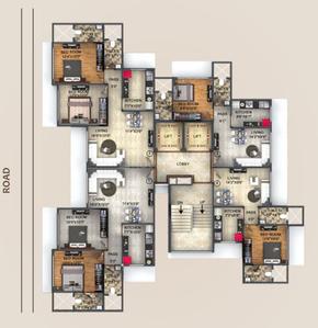Project Image of 231.0 - 1013.0 Sq.ft 1 RK Apartment for buy in Tirupathi The Windsor