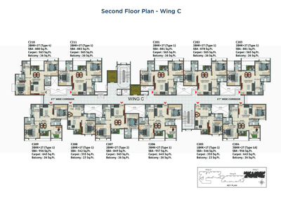 Project Image of 878.0 - 883.0 Sq.ft 2 BHK Apartment for buy in Sattva Bliss