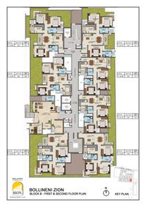 Project Image of 1555.0 - 1650.0 Sq.ft 3 BHK Apartment for buy in BSCPL Bollineni Zion