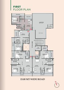 Project Image of 281.15 - 599.12 Sq.ft 1 BHK Apartment for buy in M R Reddys Pride