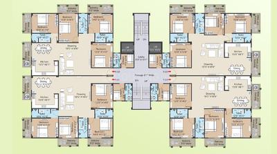 Project Image of 1664.0 - 2372.0 Sq.ft 3 BHK Apartment for buy in Kashyap Green City Phase 2
