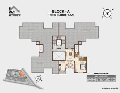 Project Image of 790.72 - 1075.86 Sq.ft 1 BHK Apartment for buy in KK Avenue