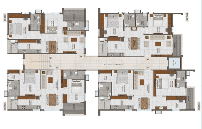 Project Image of 1094.9 - 1259.92 Sq.ft 2 BHK Apartment for buy in Keeana Eleve