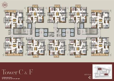 Project Image of 1655.0 - 2465.0 Sq.ft 3 BHK Apartment for buy in Team4 Aria