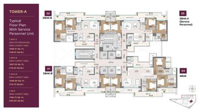 Project Image of 1288.99 - 1785.75 Sq.ft 3 BHK Apartment for buy in Adani The Marq