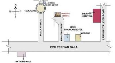 Meenakshi Crezenta Location Plan 1
