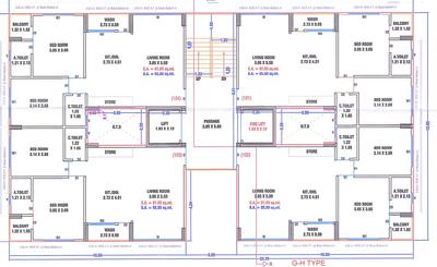 Project Image of 585.99 - 801.0 Sq.ft 2 BHK Apartment for buy in Mahan Residency