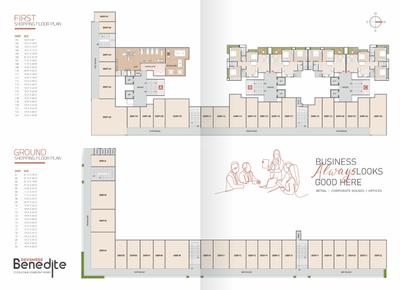 Project Image of 639.0 - 869.0 Sq.ft 2 BHK Apartment for buy in Devshree Benedite