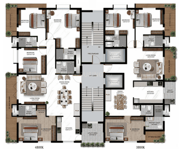 Project Image of 2247.0 - 2807.0 Sq.ft 3 BHK Apartment for buy in Goyal Citara
