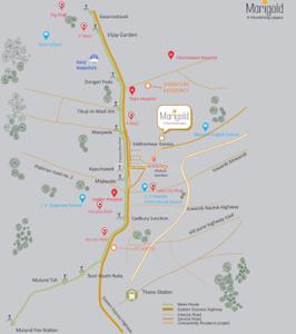 Project Image of 610.0 - 898.0 Sq.ft 2 BHK Apartment for buy in Shree Tirupati Marigold B Wing
