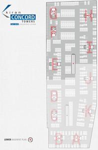 Project Image of 648.42 - 948.0 Sq.ft 2 BHK Apartment for buy in Kiran Concord Towers