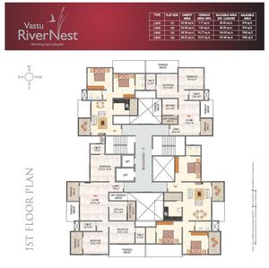 Project Image of 606.0 - 1077.0 Sq.ft 1 BHK Apartment for buy in Vastu Buildcorp River Nest
