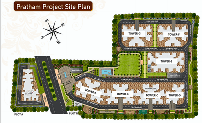 Project Image of 601.49 - 1188.34 Sq.ft 2 BHK Apartment for buy in SSB Pratham