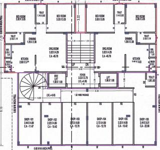 Project Image of 535.61 - 577.27 Sq.ft 2 BHK Apartment for buy in Arya Edge Aarya Edge