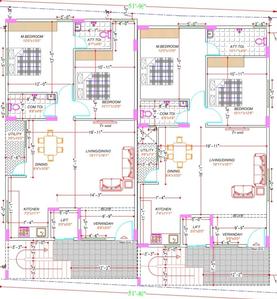 Chandrashekar Pratham Gorur Pratham Gorur Cluster Plan For Typical Floor 1