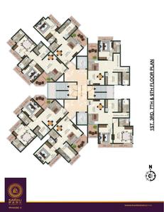 Project Image of 700 Sq.ft 1 BHK Apartment / Flat for sale in Kalyan East for Rs. 4359000