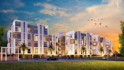 Project Image of 978.0 - 1579.0 Sq.ft 2 BHK Apartment for buy in Shrachi Aadrita