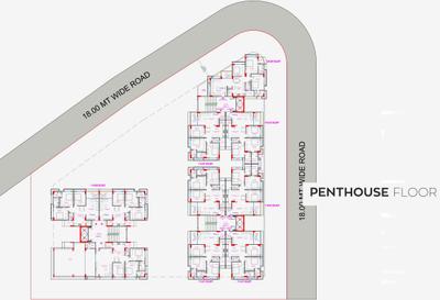 Project Image of 1193.5 - 1322.78 Sq.ft 3 BHK Apartment for buy in Landmark Vaidehi Elysium