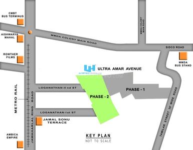 Project Image of 850.0 - 1140.0 Sq.ft 2 BHK Apartment for buy in Amaar Ultra Amaar Avenue Phase 2