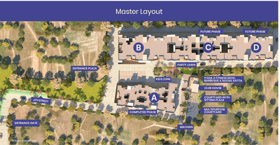Project Image of 404.72 - 1011.0 Sq.ft 2 BHK Apartment for buy in Parklane Urbanjoy