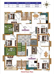 Project Image of 884.0 - 1303.0 Sq.ft 2 BHK Apartment for buy in Radiance Homes