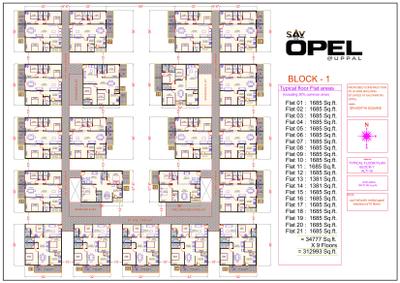 Project Image of 1272.0 - 2262.0 Sq.ft 2 BHK Apartment for buy in OPEL