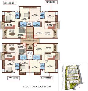 Project Image of 580.0 - 1400.0 Sq.ft 1 BHK Apartment for buy in Prince Village