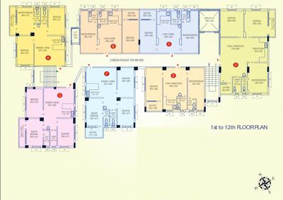 Project Image of 840.0 - 1382.0 Sq.ft 2 BHK Apartment for buy in Tapoban City Block 4