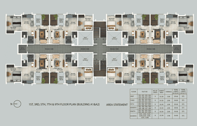 Project Image of 336.0 - 446.0 Sq.ft 1 BHK Apartment for buy in Nobles Heights Building A1 And A2 Phase 1