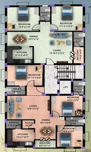 Project Image of 1097.0 - 1317.0 Sq.ft 2 BHK Apartment for buy in Sri Ayyan Homes