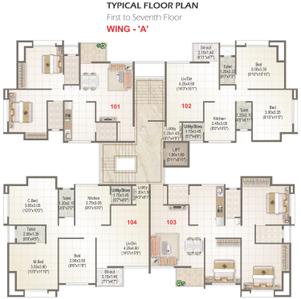Project Image of 348.0 - 780.0 Sq.ft 1 RK Apartment for buy in Shree Gajanan Estate