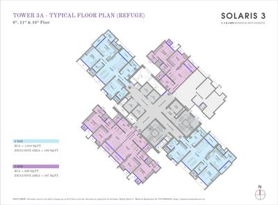 Project Image of 638.0 - 1382.0 Sq.ft 2 BHK Apartment for buy in Raheja Solaris 3