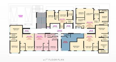 Project Image of 378.0 - 794.0 Sq.ft 1 BHK Apartment for buy in Pushpanjali Residency
