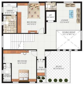 Project Image of 1833.0 - 4965.0 Sq.ft 4 BHK Villa for buy in Millennium Exotica