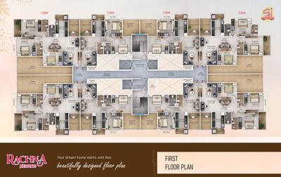 Project Image of 1138.0 - 1563.0 Sq.ft 2 BHK Apartment for buy in Shakuntala Rachna Heights