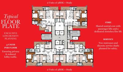 Project Image of 2690.0 - 3307.0 Sq.ft 3.5 BHK Apartment for buy in Forbes Fab Luxe Residence