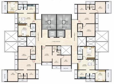 Project Image of 0.0 - 1050.0 Sq.ft 2 BHK Apartment for buy in Platinum SM Plaza