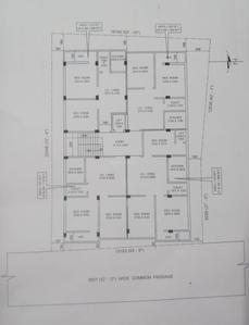 R R Geetanjali Apartment Geetanjali Apartment Cluster Plan from 1st to 4th Floor 1