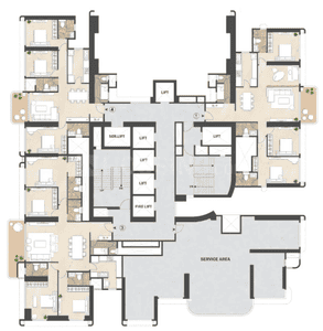 Project Image of 1169.39 - 1672.82 Sq.ft 3 BHK Apartment for buy in Mahindra BeaconHill