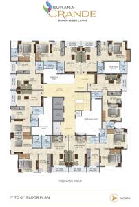 Project Image of 304.73 - 560.48 Sq.ft 1 BHK Apartment for buy in Surana Grande