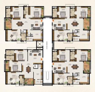 Project Image of 2465.0 - 3640.0 Sq.ft 3 BHK Apartment for buy in Serenity B And M Legacy
