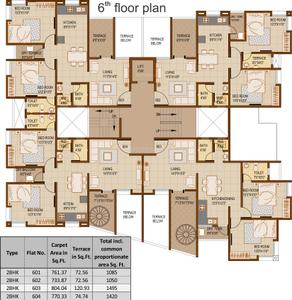 Project Image of 270.0 - 1078.0 Sq.ft 1 RK Apartment for buy in SG Rainbow