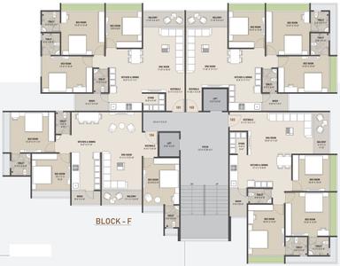 Project Image of 630.44 - 953.04 Sq.ft 2 BHK Apartment for buy in Savaliya Krish Luxuria