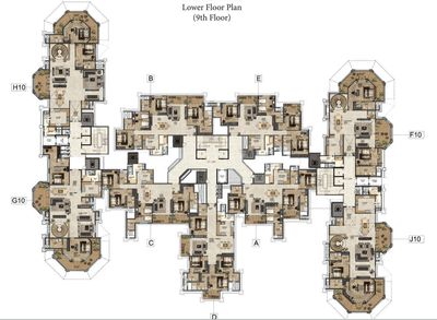 Project Image of 2920.0 - 6879.0 Sq.ft 3 BHK Apartment for buy in Prestige Leela Residences