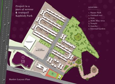 Project Image of 754.34 - 1251.0 Sq.ft 2 BHK Apartment for buy in Iris At Kashishpark