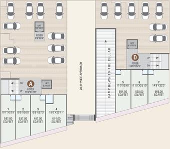 Project Image of 1170.0 - 1485.0 Sq.ft 2 BHK Apartment for buy in Omkar 2