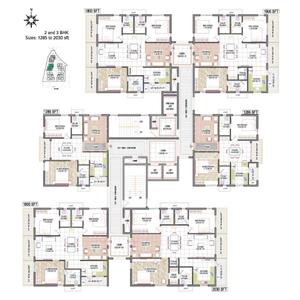 Project Image of 1630.0 - 2510.0 Sq.ft 3 BHK Apartment for buy in Vertex Palacia